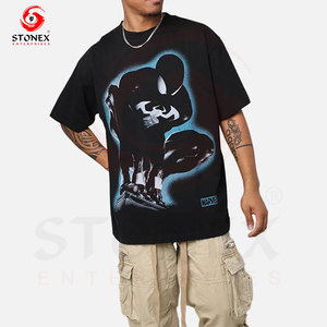 เสื้อยืดผู้ชายผ้าฝ้าย 100% ขายส่ง รับทำโลโก้ เสื้อยืดลายกราฟิกสตรีทแวร์สำหรับผู้ชาย มีดีไซน์และสีสันหลากหลาย - Product Image 3