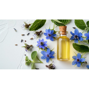 Aceite de Borraja 100% Puro y Natural, Extracto Prensado en Frío para el Cuidado de la Piel, Aceite Portador - Product Image 3