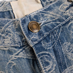 Pantalones Cortos de Mezclilla Elegantes de Primera Calidad para Hombre, Diseño Personalizado 2025, Nuevos Pantalones Cortos Transpirables 100% Algodón en Venta - Product Image 6