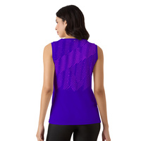 Kaos Tank Top Olahraga Wanita Berkualitas Premium, Bahan Anti Lembap, Ringan, Tanpa Lengan, Untuk Latihan, Dijual