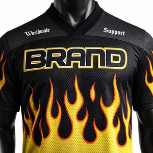 Ensemble de maillot et short de football américain de qualité supérieure, vêtements de sport respirants, 100% polyester, maillot et short de football américain - Product Image 5