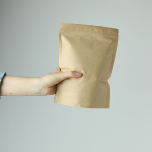 Pochette à fond plat en papier kraft écologique, emballage alimentaire premium recyclable, taille personnalisable, en provenance du Vietnam - Product Image 3