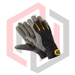 Rigger Work Gloves Leather Size <b>S</b> Smooth Texture Heavy Duty Reflective Cut Resistant Anti-Chemical Breathable Tear-Resistant - Product Image 4