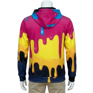Sweat à capuche personnalisé par sublimation - Impression 3D intégrale - Polaire polyester - Unisexe - Streetwear - Product Image 2