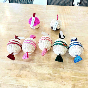 Cesta de mimbre de moda para dulces, regalos de Eid, Garangao, Gergean, dátiles, chocolates y decoración. Impresionante cesta de ratán hecha a mano para Ramadán. - Product Image 1