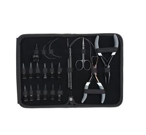 MIANBRO ENTERPRISES Hair Extension Micro <b>Bead</b> Tool <b>Kit</b> Pliers Needles Hook Loop Scissors Professional Salon Hair Tools - Product Image 1