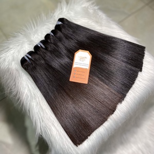 Cabello Humano Virgen Liso Natural en Trama, Paquetes de Cabello Vietnamita Crudo al por Mayor - Product Image 1