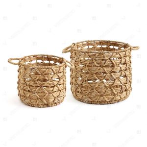 TWISTED ROPE <b>Toy</b> Organizer Home <b>Baskets</b> Water Hyacinth <b>Basket</b> Home Organization Products Home <b>Storage</b> - Product Image 5