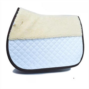 Almohadilla de sudoración para silla de montar ecuestre 2025, de algodón engrosado con rejilla pequeña, al por mayor - Product Image 2