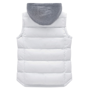 Men Bubble Puffer Vest Winter Sleeveless Jacket Quilted Warm Body <b>Warmer</b> Lightweight Outdoor Casual OEM Custom Supplier - Product Image 2
