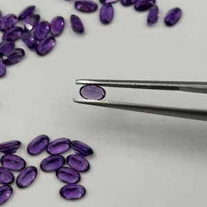Ametyste africaine naturelle (qualité AA) taille ovale 3x5 mm I Pierre précieuse en vrac de qualité supérieure - Product Image 3