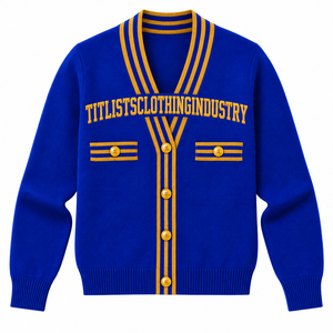 Pulls à col en V 2026 pour les sororités/fraternités/écoles/collèges/universités, cardigans tricotés unisexes - Product Image 1