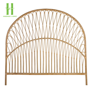 Hot Selling Rattan Bed with Simple <b>Headboard</b> Headbed <b>Panels</b> Use For Home And Hotel Furniture Factory Direct Rattan 2026 - Product Image 1