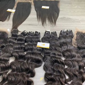 ราคาขายส่ง ผมเวียดนามแท้ 100% ไม่ผ่านการรีมี่  ฟอกสีธรรมชาติ  แบบตรงและแบบลอน  ต่อผมทุกสี คุณภาพพรีเมียม - Product Image 1