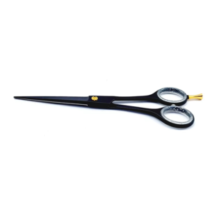 Tijeras de Peluquería Profesionales de Acero al Carbono Premium con Revestimiento Negro para Estilismo en Salón - Product Image 1