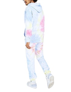 Venta al por mayor OEM personalizado Tie Dye chándal de los hombres traje de jogging y ropa de gimnasio último diseño chándal personalizado hombres chándal - Product Image 1