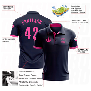 Camiseta de Polo de Golf con Estampado Personalizado, Tejido Transpirable de Secado Rápido, Corte Atlético y Elegante para Clubes Deportivos y Eventos Empresariales - Product Image 6