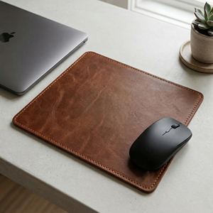 High Quality Leather Mouse <b>Pad</b> Manufacturer Personalized Executive <b>Writing</b> Mat Anti Slip Base Large Size LMP-0006 - Product Image 2