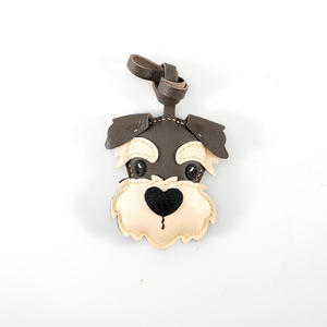 Genuine Leather Holder with Keyring Protective Case Cover Custom Logo Leather <b>Keychain</b> Wholesale - Product Image 4