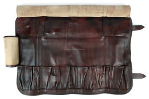 Sac de transport pour couteaux de chef en cuir pleine fleur de qualité supérieure, anti-odeur, robuste, durable, organisateur de couteaux de cuisine pour - Product Image 3