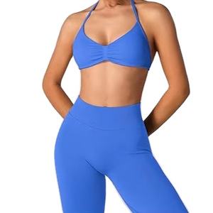 2026 Bestselling Custom Color Spandex/Cotton Women's Short set custom clor high quality breathable women's 2 piece set - Product Image 5