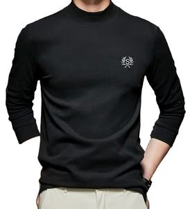 OEM sur mesure sweat-shirt décontracté pour hommes couleur unie confortable respirant anti-rides écologique polaire demi-fermeture éclair pull hiver - Product Image 1