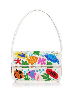 Sac à bandoulière brodé traditionnel avec de magnifiques motifs floraux et des perles décoratives pour femmes, travail de broderie - Product Image 3