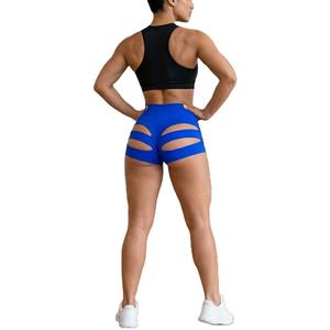 Shorts de mezclilla de cintura alta con borlas de color caramelo para mujer, moda de verano al por mayor, shorts casuales para mujer - Product Image 3