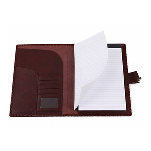 Porte-documents en cuir gaufré marron de haute qualité, design personnalisable, style tendance, utilisation promotionnelle pour les groupes de marques DNA - Product Image 6