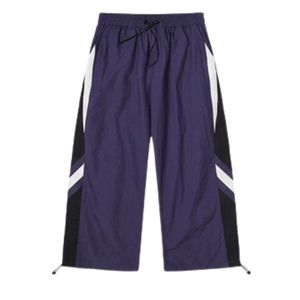 New Arrival Custom Men’s Streetwear Fitness Tracksuit Hoodie Zipper Pants Two Piece Nylon Windbreaker <b>Set</b> Sportswear Casual - Product Image 4