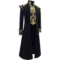 2026 Herren Steampunk Mittelalterlicher Gehrock Viktorianischer Gothic Frack Fabrik Großhandel