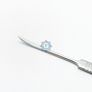 Elevador de periostio Williger plateado de 17 cm con agarre moleteado, instrumento quirúrgico dental manual Clase I - Product Image 4