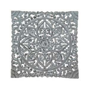 Venta al por mayor 60X60cm MDF tallado a mano Panel de pared decorativo diseño único para el hogar proveedor líder a precio barato directo de fábrica - Product Image 2