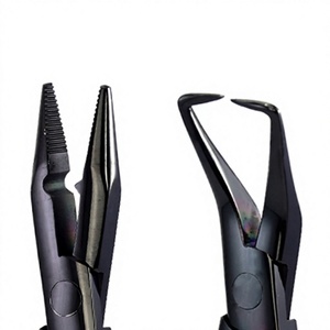 Bgtejery — pince pour Extension de cheveux en titane bleu, #15020, vente en gros, à utiliser avec des micro-anneaux ou une épilation des attaches, nouvelle collection - Product Image 6