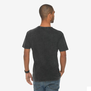 Men Black Solid Cotton Oversized Fit T-Shirts Oversized Organic T-Shirt Power Goods Super <b>Weight</b> T-Shirt - Product Image 2