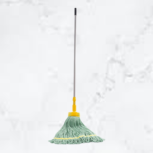 Mopa Verde de Grado Industrial de Alta Calidad KSR con Mango, Secado Rápido, Cabezal de 5 Pulgadas de Ancho, Duradera con Base de Doble Banda - Product Image 3