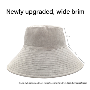 Sombrero de Cáñamo con Protección Solar UPF50+ contra <span class=keywords><strong>Radiación</strong></span> y Rayos <span class=keywords><strong>Ultravioleta</strong></span>, Sombrero de Secado Rápido, Protección UV, Transpirable - Product Image 1