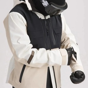 Winter Outdoor Waterproof Windproof Breathable Polartec <b>Thermal</b> One-Piece Ski Suit | Hooded Snowboarding Jumpsuit Zipper Closure - Product Image 4