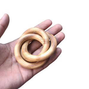 Anillos de Servilleta de Madera de Lujo, Acabado Pulido, Reutilizables, Decoración para Mesa de Comedor, para Hoteles y Restaurantes, Venta al Por Mayor - Product Image 2