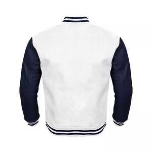 Custom Varisty <b>Jacket</b> Embroidered Logo High Quality Wool Leather Baseball <b>Jacket</b> - Product Image 4