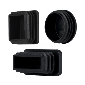 ฝาปิดปลายท่อสี่เหลี่ยม PE ผลิตจากพลาสติกฉีดขึ้นรูป สำหรับปิดท่อ - Product Image 5