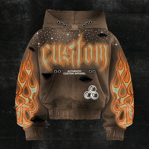 OEM Garment Dyed Hoodie Boxy Fit Hoodie Relaxed Fit Private Label for Fashion Startups - Product Image 2