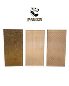 Panneau en verre trempé stratifié modèle FB-01, tissage en bambou coloré, intérieur industriel, salle à manger, serre, mur rideau, escalier - Product Image 2