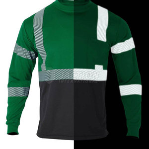 Ropa de trabajo para exteriores, camisa de trabajo transpirable para hombre, MOQ bajo, nueva camisa de trabajo de diseño en venta - Product Image 5