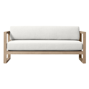 High-End Teak Wood Outdoor <b>Sofa</b> Contemporary Style with Comfortable and <b>Waterproof</b> Cushion for Hotel Villa Patio Seating - Product Image 5