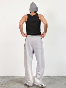 Pantalon de survêtement ample personnalisé, coupe décontractée, style streetwear haut de gamme, fabricant - Product Image 2