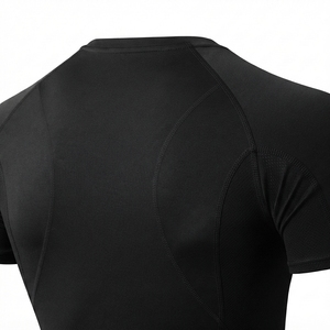 T-shirts blancs unis pour hommes, 100% coton, jersey décontracté, manches courtes, col rond, tailles S à 5XL, design personnalisé, logo OEM - Product Image 4