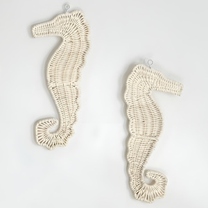 Décoration intérieure pour chambre de bébé et de tout-petit, vente en gros, ensemble d'autocollants muraux en rotin et coquillages, décoration de chambre d'enfant - Product Image 2