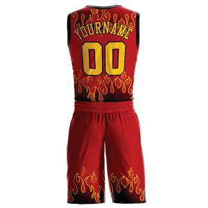 Uniforme de Baloncesto Personalizado de Poliéster de Alta Calidad, Ropa de Entrenamiento Transpirable, Uniforme Sublimado para Deportes - Product Image 3