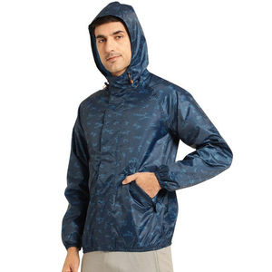 Chaqueta Impermeable para Hombre, Transpirable, Cortavientos, con Capucha, para Correr, Acampar, Viajar, Fabricación Personalizada OEM, Marca Privada - Product Image 2